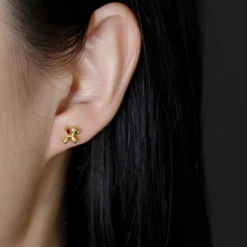 Balloon Dog Earrings