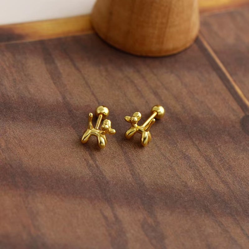 Balloon Dog Earrings