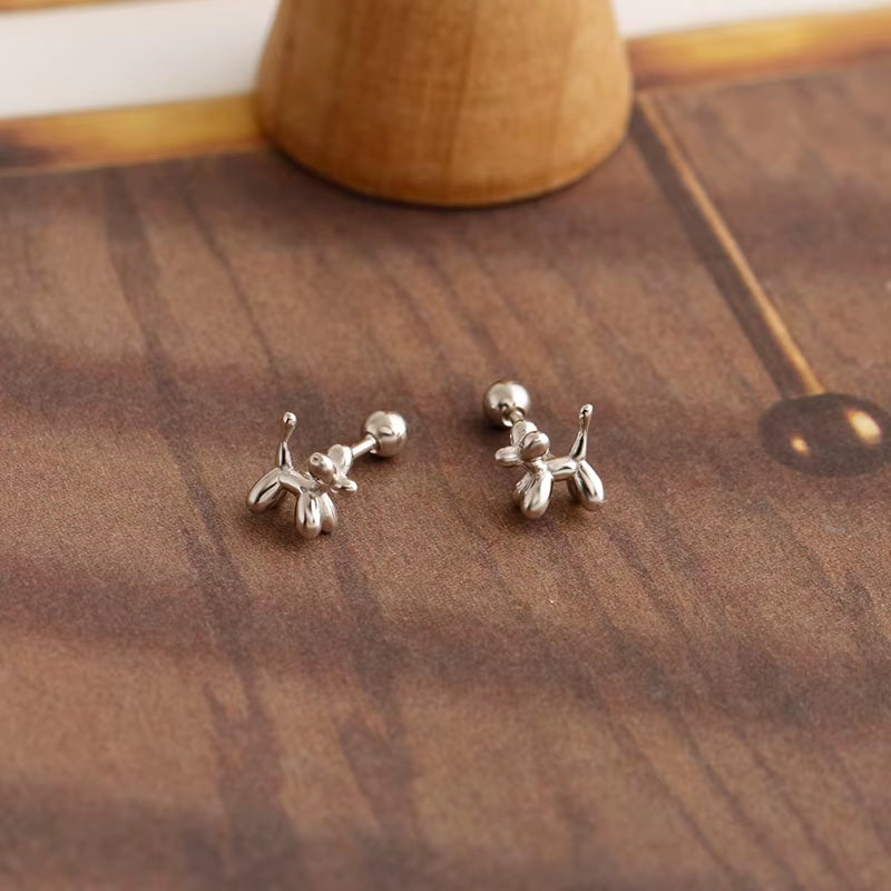 Balloon Dog Earrings