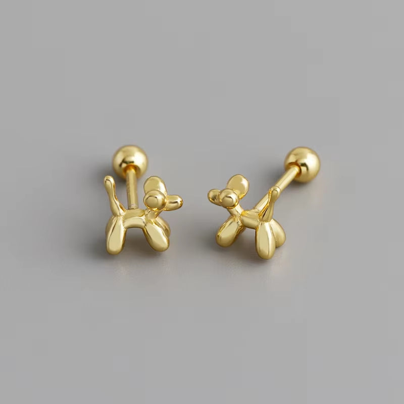 Balloon Dog Earrings