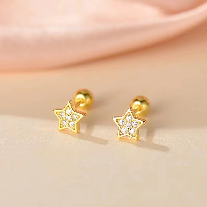 Heart Stud Earrings
